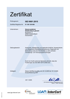 Zertifizierung DIN EN ISO 9001:2015